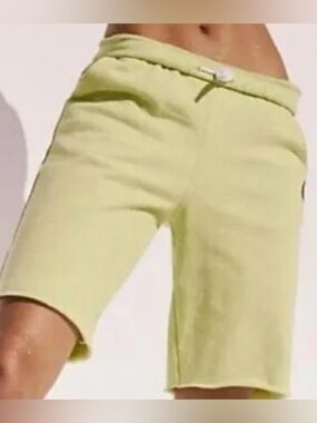 NEW FP Movement "For the Win" Long Shorts in the color "Sour Citrus". Sz S